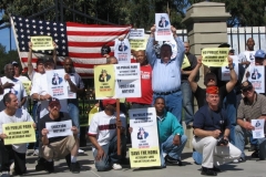 Veterans protest "National Veterans Park" March 9, 2008